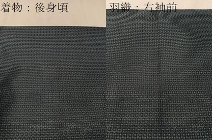 平和屋着物●男性 本場大島紬 アンサンブル 80亀甲 総詰め 正絹 逸品 CABB5061vp