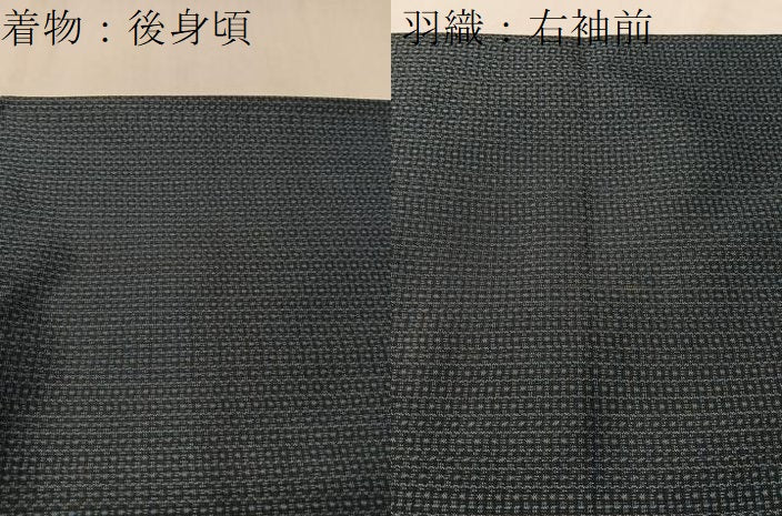 平和屋着物●男性 本場大島紬 アンサンブル 80亀甲 総詰め 正絹 逸品 CABB5061vp