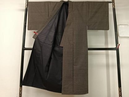 平和屋着物●男性 本場大島紬 アンサンブル 80亀甲 総詰め 正絹 逸品 CABB5063vp