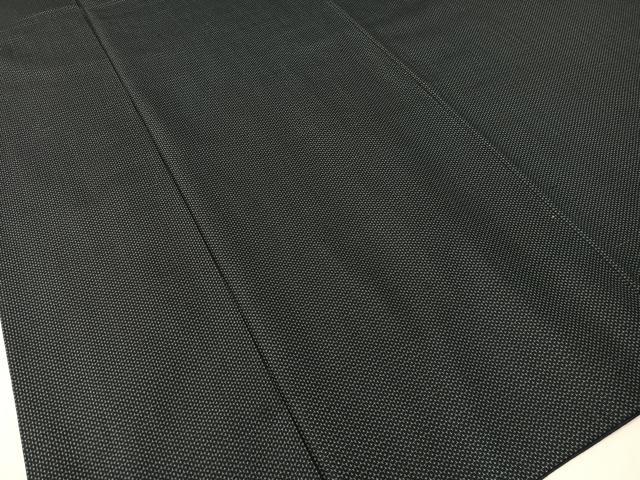 平和屋着物●男性 紬 アンサンブル 100亀甲 総詰め 正絹 逸品 CABB5064vp