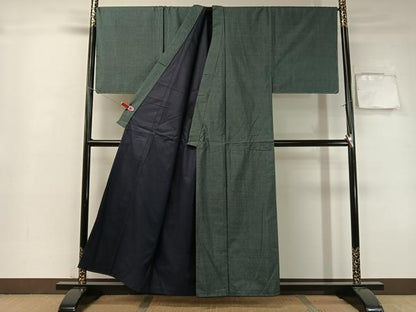 平和屋着物●男性 本場大島紬 アンサンブル 山下勤一作 100亀甲 総詰め キングサイズ 証紙付き 正絹 逸品 未使用 CABB5065vp