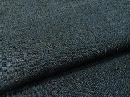 平和屋着物●男性　紬　アンサンブル　長襦袢セット　留紺色　正絹　逸品　CABB5069vp