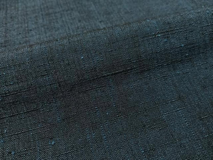 平和屋着物●男性　紬　アンサンブル　長襦袢セット　留紺色　正絹　逸品　CABB5069vp
