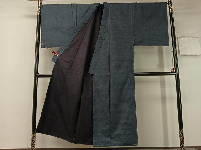 平和屋着物●男性　本場大島紬　アンサンブル　100亀甲　総詰め　正絹　逸品　未使用　CABB5071vp