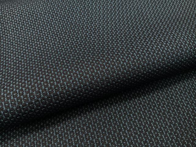 平和屋着物●男性　紬　アンサンブル　100亀甲　総詰め　正絹　逸品　CABB5072vp