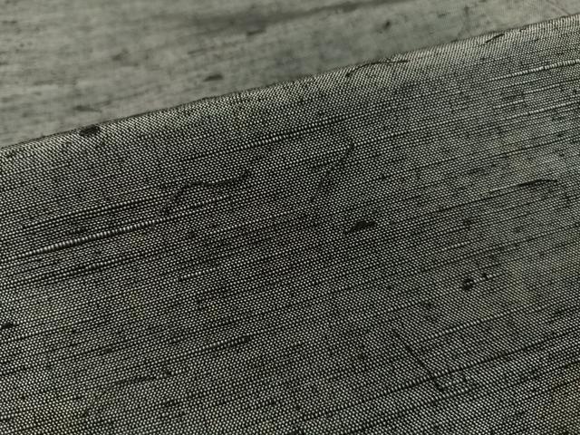 平和屋着物○男性 ひげ紬 アンサンブル 藍墨茶色 正絹 逸品 CABB5073vp