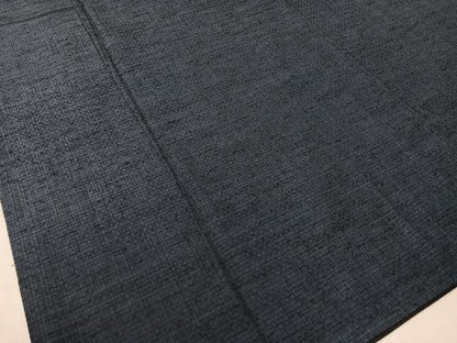 平和屋着物●男性　紬　アンサンブル　網代織　正絹　逸品　CABB5074vp