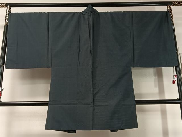 平和屋着物●男性　本場大島紬　アンサンブル　長襦袢セット　80亀甲　総詰め　キングサイズ　正絹　逸品　未使用　CABB5075vp