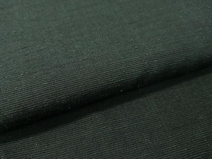 平和屋着物●男性　紬・羽織セット　着物：百入茶色　羽織：黒緑色　正絹　逸品　CABB5076vp