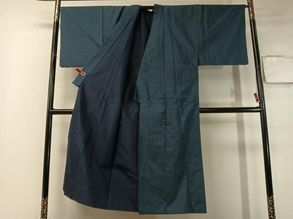 平和屋着物●男性　本場大島紬　アンサンブル　絣文様　正絹　逸品　CABB5077vp