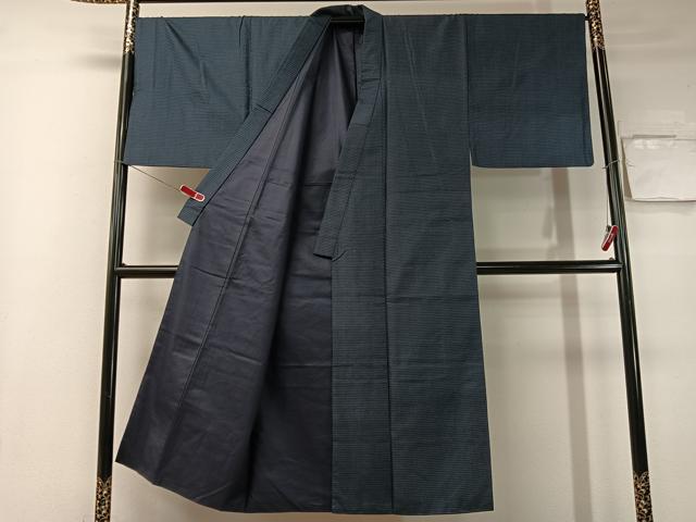 平和屋着物●男性　本場大島紬　アンサンブル　100亀甲　総詰め　正絹　逸品　CABB5078vp