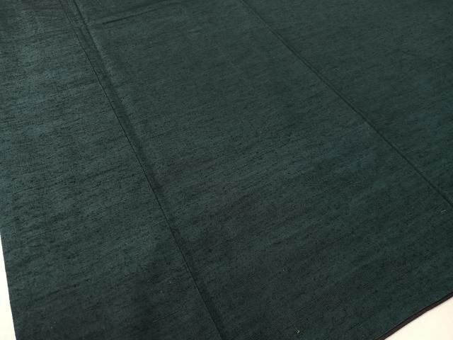 平和屋着物●男性　紬・ひげ紬羽織セット　褐返色　正絹　逸品　CABB5082vp