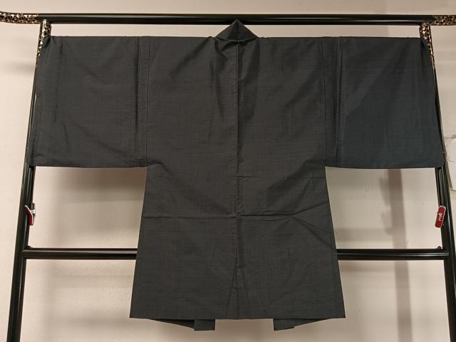 平和屋着物●男性　本場大島紬　アンサンブル　80亀甲　総詰め　正絹　逸品　CABB5083vp