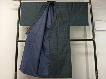 平和屋着物●男性　本場大島紬　アンサンブル　100亀甲　総詰め　正絹　逸品　CABB5086vp