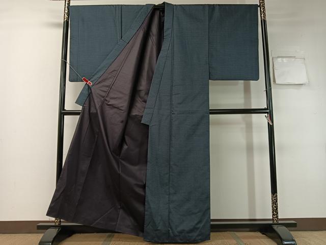 平和屋着物●男性　本場大島紬　アンサンブル　100亀甲　総詰め　正絹　逸品　CABB5087vp