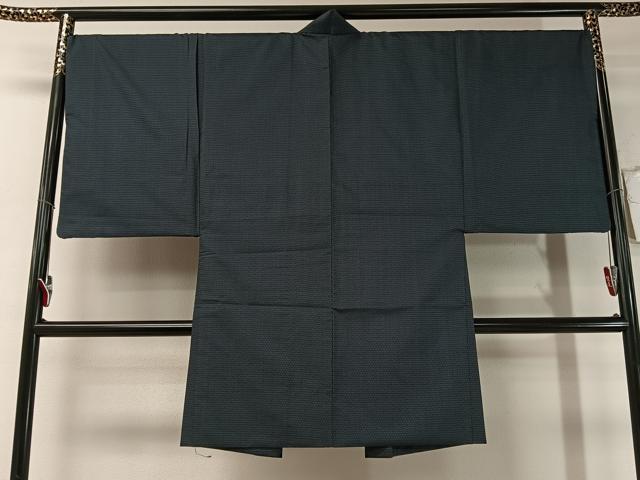 平和屋着物●男性　本場大島紬　アンサンブル　100亀甲　総詰め　正絹　逸品　CABB5087vp