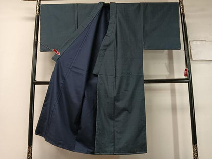 平和屋着物●男性　本場大島紬　アンサンブル　100亀甲　総詰め　正絹　逸品　未使用　CABB5088vp
