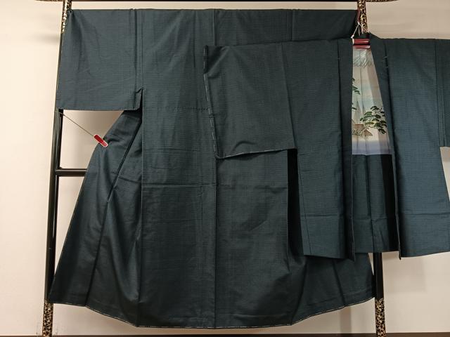 平和屋着物●男性　本場大島紬　アンサンブル　100亀甲　総詰め　キングサイズ　正絹　逸品　未使用　CABB5090vp