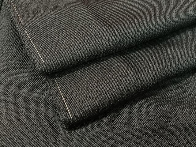 平和屋着物●男性 長襦袢 袷 蝋色 正絹 逸品 未使用 CABB5094vp