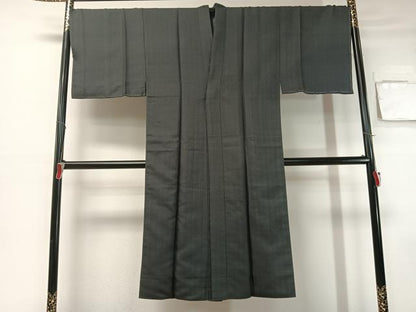 平和屋着物●男性 長襦袢 袷 蝋色 正絹 逸品 未使用 CABB5094vp