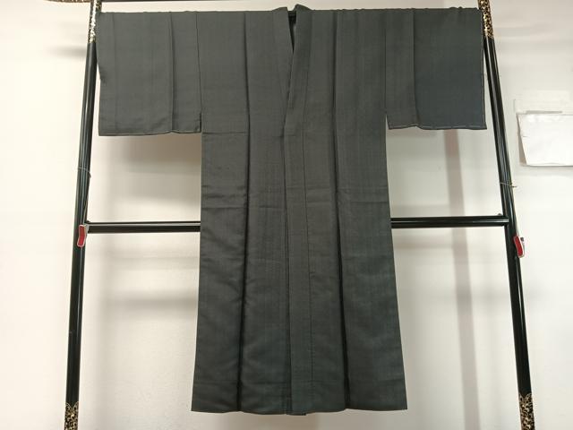 平和屋着物●男性 長襦袢 袷 蝋色 正絹 逸品 未使用 CABB5094vp
