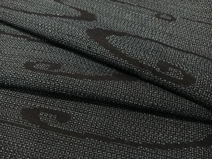 平和屋着物●結城紬　100亀甲　流水文　伊勢丹扱い　正絹　逸品　CABB5101vp