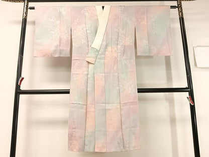 平和屋着物●長襦袢 無双仕立て 辻が花地紋 暈し染め やまと誂製 正絹 逸品 未使用 CABB5112vp