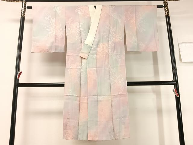 平和屋着物●長襦袢 無双仕立て 辻が花地紋 暈し染め やまと誂製 正絹 逸品 未使用 CABB5112vp