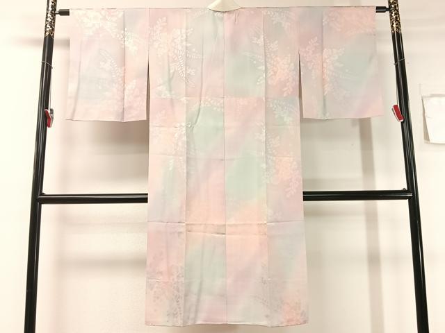 平和屋着物●長襦袢 無双仕立て 辻が花地紋 暈し染め やまと誂製 正絹 逸品 未使用 CABB5112vp