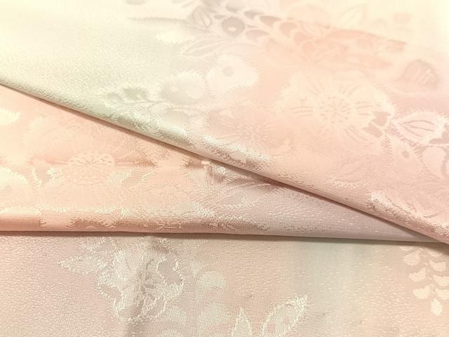 平和屋着物●長襦袢 無双仕立て 辻が花地紋 暈し染め やまと誂製 正絹 逸品 未使用 CABB5112vp