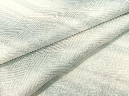 平和屋着物●長襦袢 袷 斜線文 紗綾型地紋 暈し染め 正絹 逸品 未使用 CABB5115vp