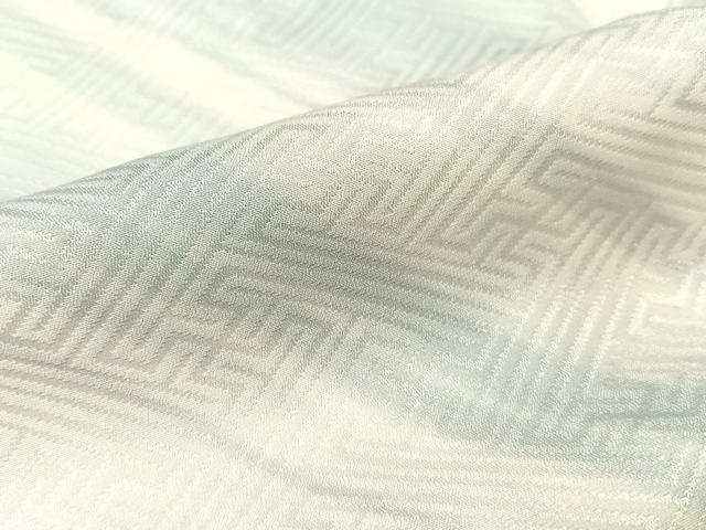 平和屋着物●長襦袢 袷 斜線文 紗綾型地紋 暈し染め 正絹 逸品 未使用 CABB5115vp