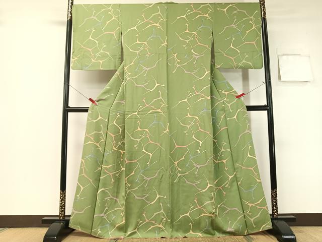平和屋着物●上質な小紋 動物吉祥文 正絹 逸品 CABB5119vp