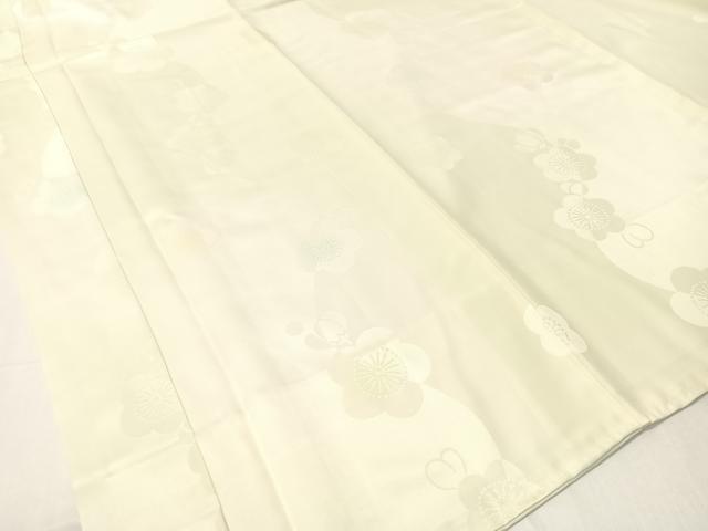 平和屋着物●長襦袢 袷 梅花地紋 暈し染め 広衿仕立て 正絹 逸品 CABB5124vp
