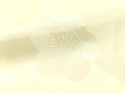 平和屋着物●長襦袢 袷 梅花地紋 暈し染め 広衿仕立て 正絹 逸品 CABB5124vp