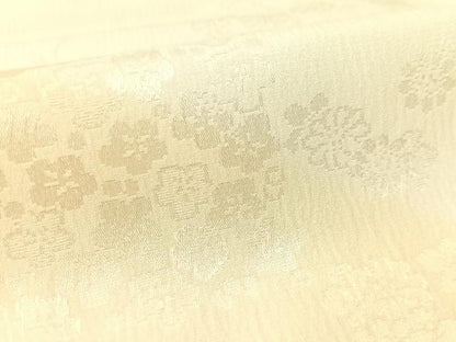 平和屋着物●長襦袢　袷　市松花地紋　暈し染め　さが美扱い　正絹　逸品　未使用　CABB5126vp
