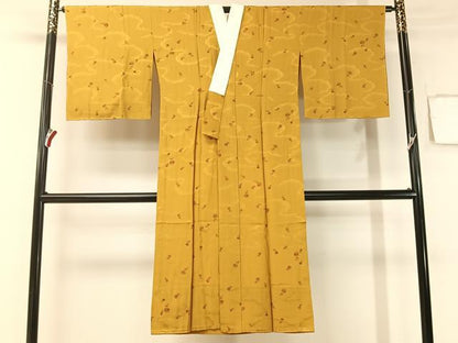 平和屋着物●長襦袢 無双仕立て 雲取り花鈴文 やまと誂製 正絹 逸品 未使用 CABB5127vp