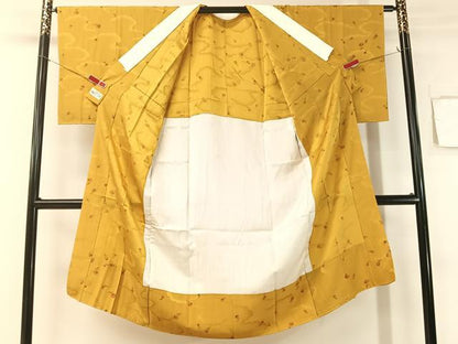 平和屋着物●長襦袢 無双仕立て 雲取り花鈴文 やまと誂製 正絹 逸品 未使用 CABB5127vp