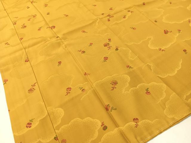 平和屋着物●長襦袢 無双仕立て 雲取り花鈴文 やまと誂製 正絹 逸品 未使用 CABB5127vp