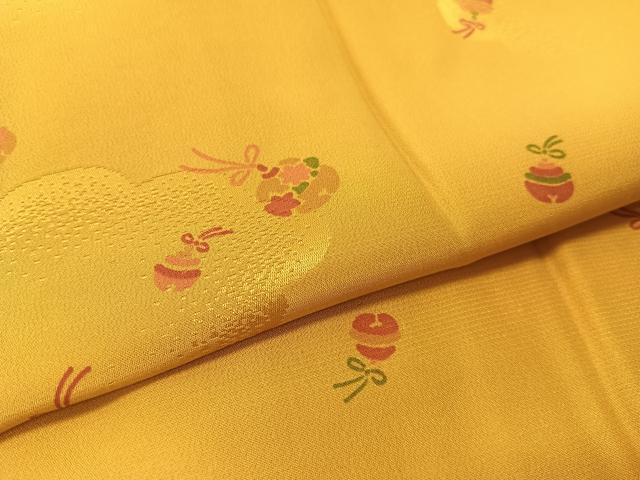 平和屋着物●長襦袢 無双仕立て 雲取り花鈴文 やまと誂製 正絹 逸品 未使用 CABB5127vp