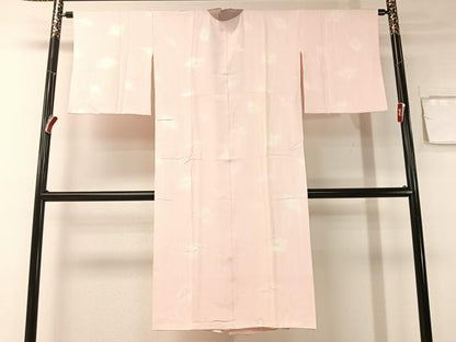 平和屋着物●長襦袢 袷 絞り 折り鶴 暈し染め 半衿刺繍 正絹 逸品 未使用 CABB5129vp