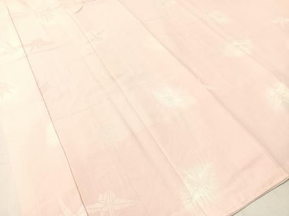 平和屋着物●長襦袢 袷 絞り 折り鶴 暈し染め 半衿刺繍 正絹 逸品 未使用 CABB5129vp