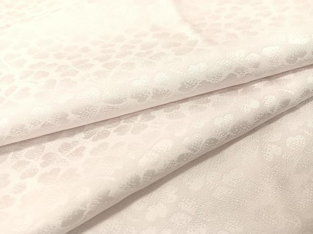 平和屋着物●長襦袢 無双仕立て 舞花地紋 牡丹鼠色 正絹 逸品 CABB5131vp