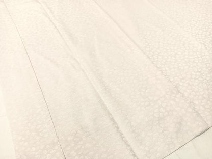 平和屋着物●長襦袢 無双仕立て 舞花地紋 牡丹鼠色 正絹 逸品 CABB5131vp