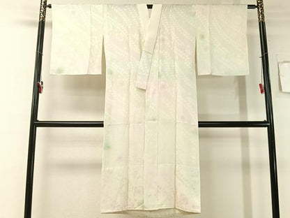 平和屋着物●長襦袢 無双仕立て 絞り 辻が花地紋 暈し染め 正絹 逸品 未使用 CABB5132vp