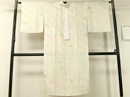 平和屋着物●長襦袢 無双仕立て 絞り 辻が花地紋 暈し染め 正絹 逸品 未使用 CABB5132vp
