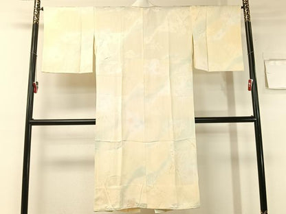 平和屋着物●長襦袢 無双仕立て 辻が花地紋 暈し染め 半衿刺繍 正絹 逸品 未使用 CABB5133vp
