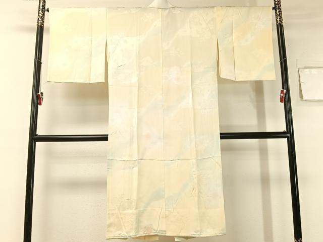 平和屋着物●長襦袢 無双仕立て 辻が花地紋 暈し染め 半衿刺繍 正絹 逸品 未使用 CABB5133vp