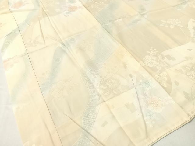 平和屋着物●長襦袢 無双仕立て 辻が花地紋 暈し染め 半衿刺繍 正絹 逸品 未使用 CABB5133vp