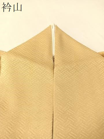 平和屋着物●訪問着 絞り 刺繍 草花文 金彩 正絹 逸品 CABB5141vp